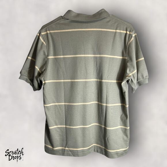 Lands End Womens Polo Shirt Medium NWT 100 Percent Cotton Made in USA Casual V11 - Picture 4 of 4